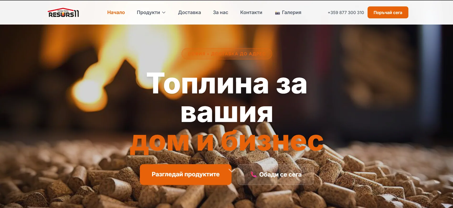 Начална страница на Resurs 11